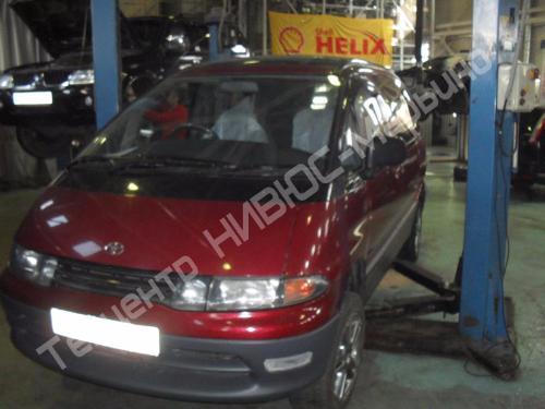 Замена подвесного подшипника на автомобиле Toyota Estima